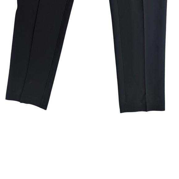 St. John Pants Trousers Dark Brown Long Tapered Straight Academia Size 8 Medium - Picture 6 of 7